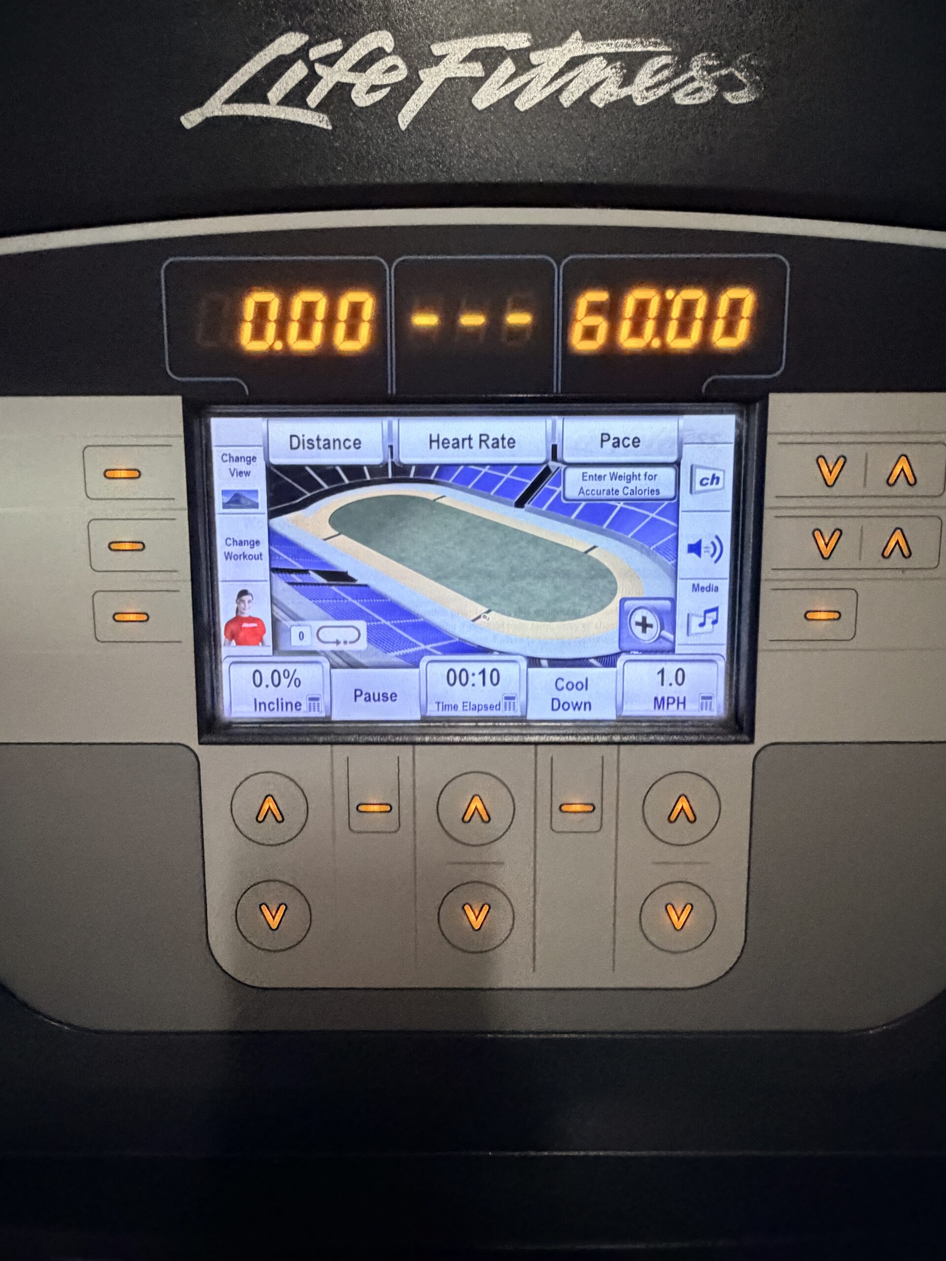 Refurbished Life Fitness 95T Inspire Treadmill offering commercial durability and advanced workout features, available at Innovative Fitness serving Atlanta and Kennesaw, Georgia."
