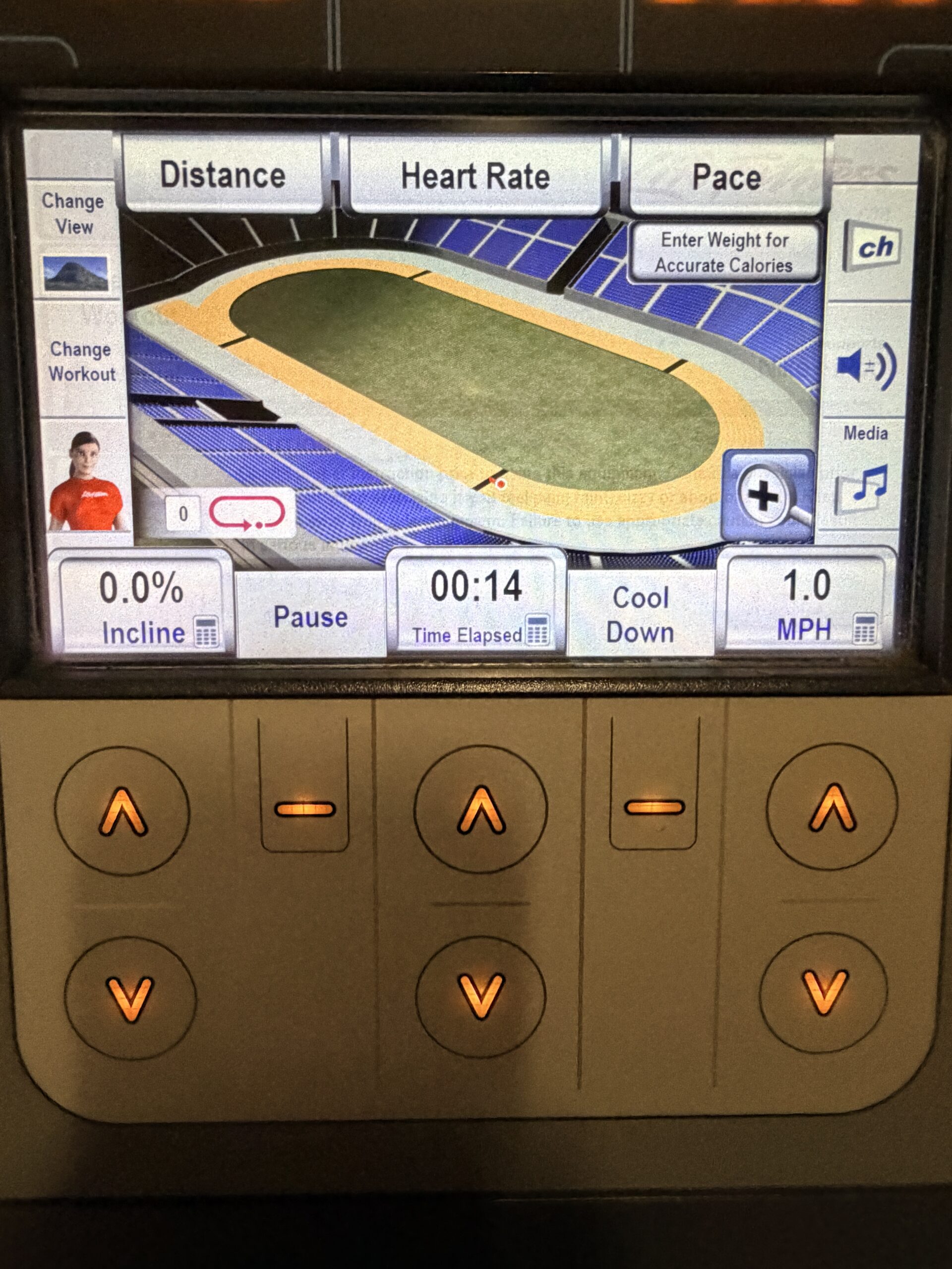 Refurbished Life Fitness 95T Inspire Treadmill offering commercial durability and advanced workout features, available at Innovative Fitness serving Atlanta and Kennesaw, Georgia."