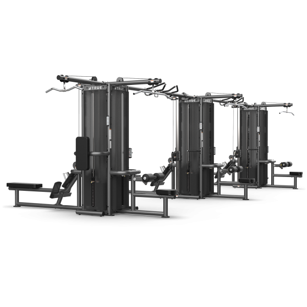TRUE Fitness PALLADIUM SERIES TMS1200 3 Modular Frames with Dual Cable Crossovers