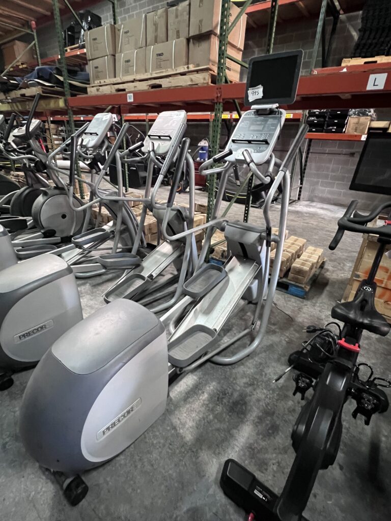 Precor EFX 536 Crosstrainer Elliptical with CrossRamp Incline and TV for sale Innovative fitness in Kennesaw, GA 770.218.9390