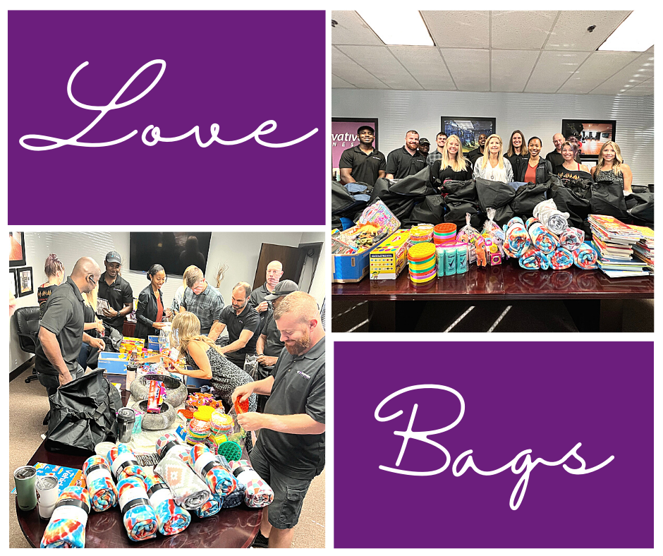 Love Bags donated to Village Connection