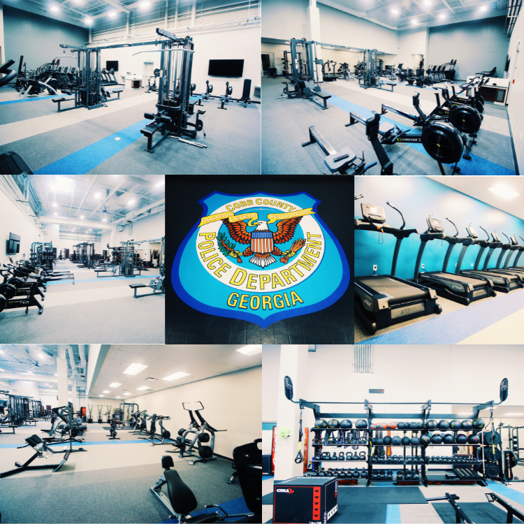 police, fitness studio, strength, strength training, cardio, treadmill, fitness facility, training