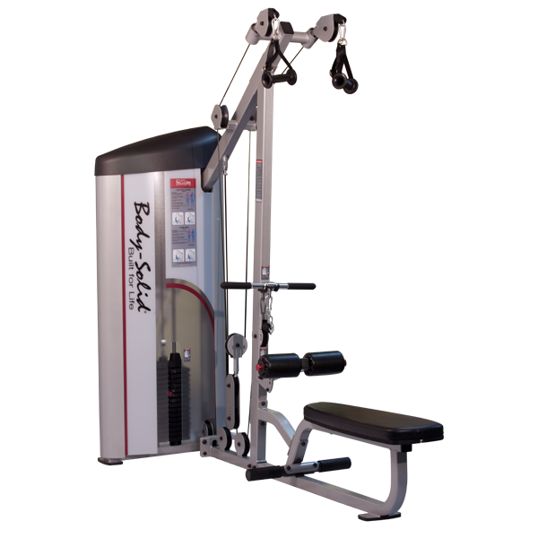 Body Solid Pro Club Line Series II Lat Pulldown & Seated Row Dual Selectorized Machine S2LAT
