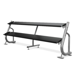 Matrix Magnum Flat Shelf Dumbbell Rack, 8Ft