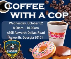 Acworth Police Department's Coffee with a Cop event!