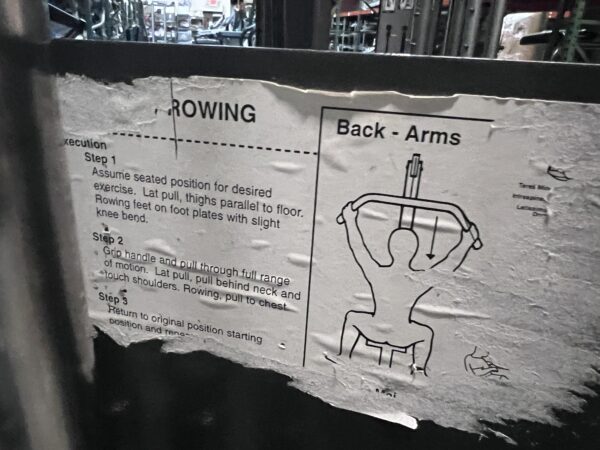 Body Power Lat Pulldown / Low Row Dual Selectorized