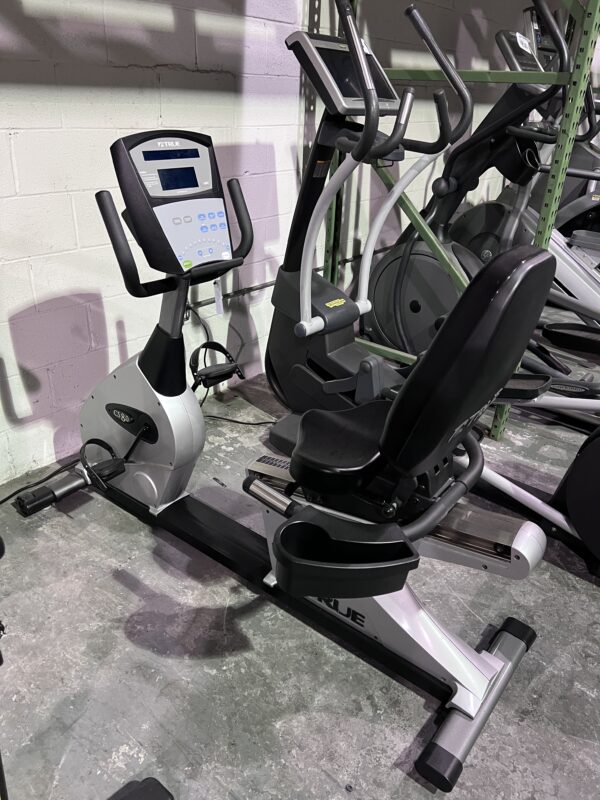 TRUE Fitness CS8.0 Recumbent Bike, Used fitness equipment, Gym equipment sales Atlanta GA, Fitness equipment service, Commercial gym design, Fitness center equipment