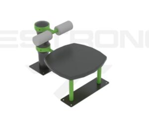 Nordic Hamstring Station Pro A device for the specific development of the hamstring muscles. It can be used to strengthen the hamstrings in a targeted way or to focus on them during rehabilitation with a gradual load. outdoor fitness equipment from Innovative Fitness 770.218.9390