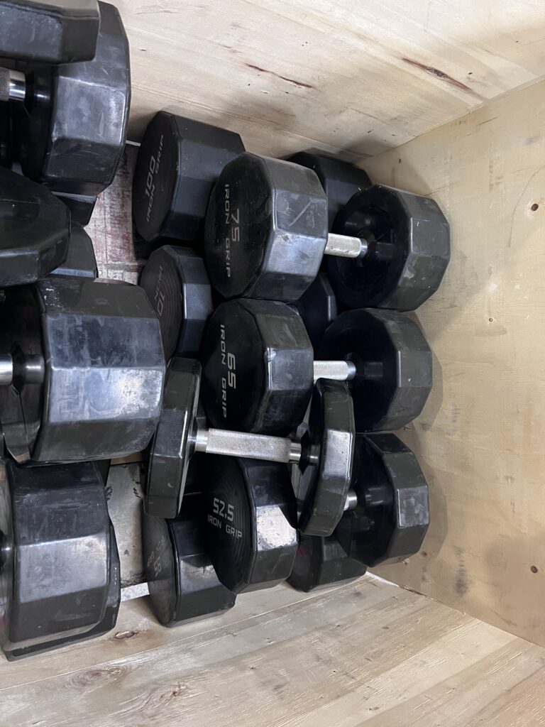 Iron Grip Urethane Dumbbells $2.00 per lb