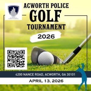 spent the day volunteering at the 2nd Annual Golf Tournament hosted by the Acworth Police Department at Cobblestone Golf Course. The event brought the community together for a great cause, with all proceeds benefiting the Acworth Police Community Foundation and supporting local programs and initiatives that directly impact families and individuals in our area.