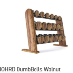 NOHRD DumbBells come paired with our space-saving, solid wood storage rack, sure to become a focal point in any gym space. The DumbBell diameters remain uniform across weight ranges, ensuring a streamlined look and seamless weight transitions. The angled wood frame is designed for maximized stability and organized convenience for your strength training session.