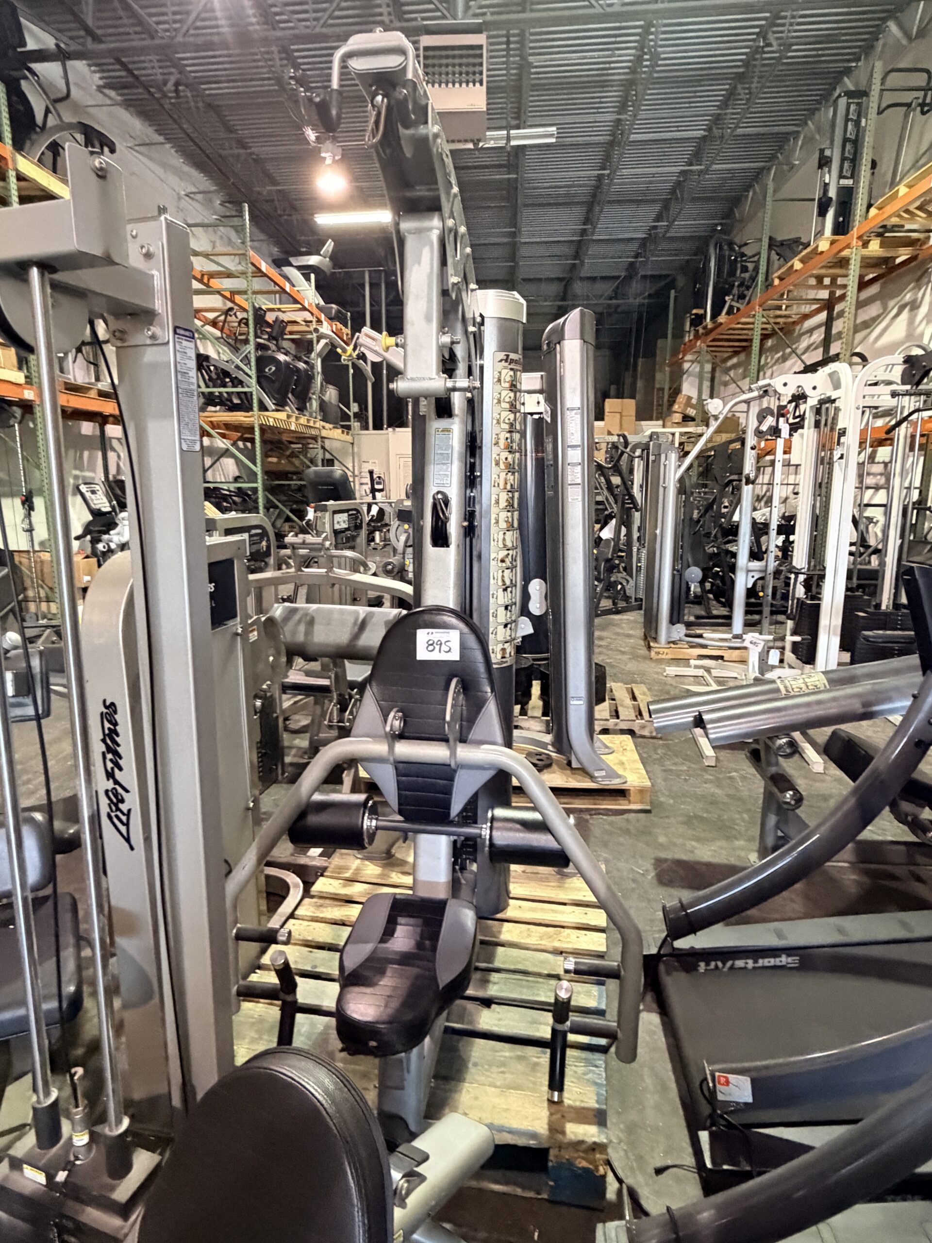 Tuff Stuff Apollo Multi Press -Lat Pulldown/Mid Row Vertical Multi-Press, Chest Row, Bi, Ab Crunch Selectorized