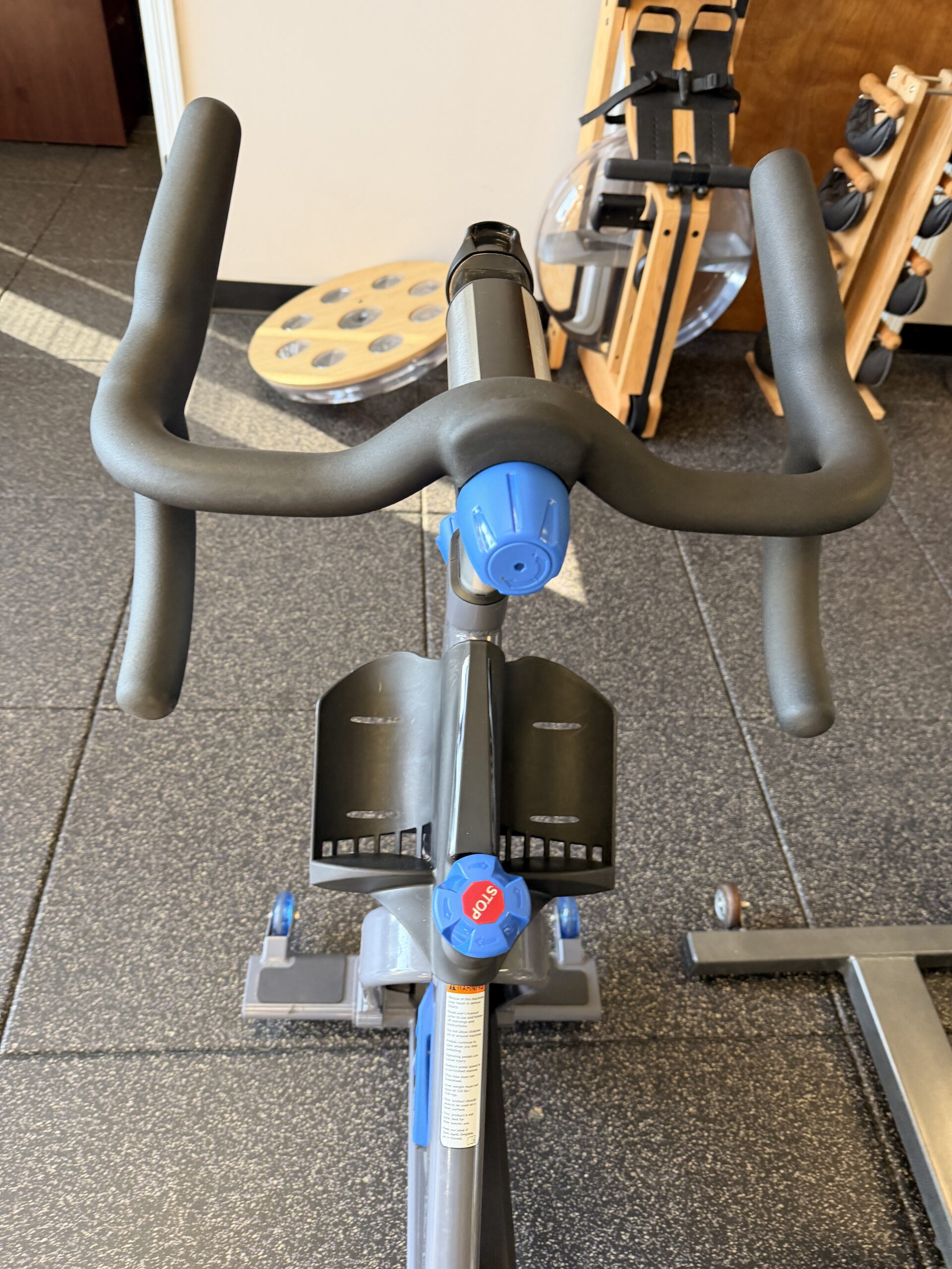 Stages SC1 studio bike with a solid steel frame and ergonomic design for smooth, reliable indoor cycling workouts.