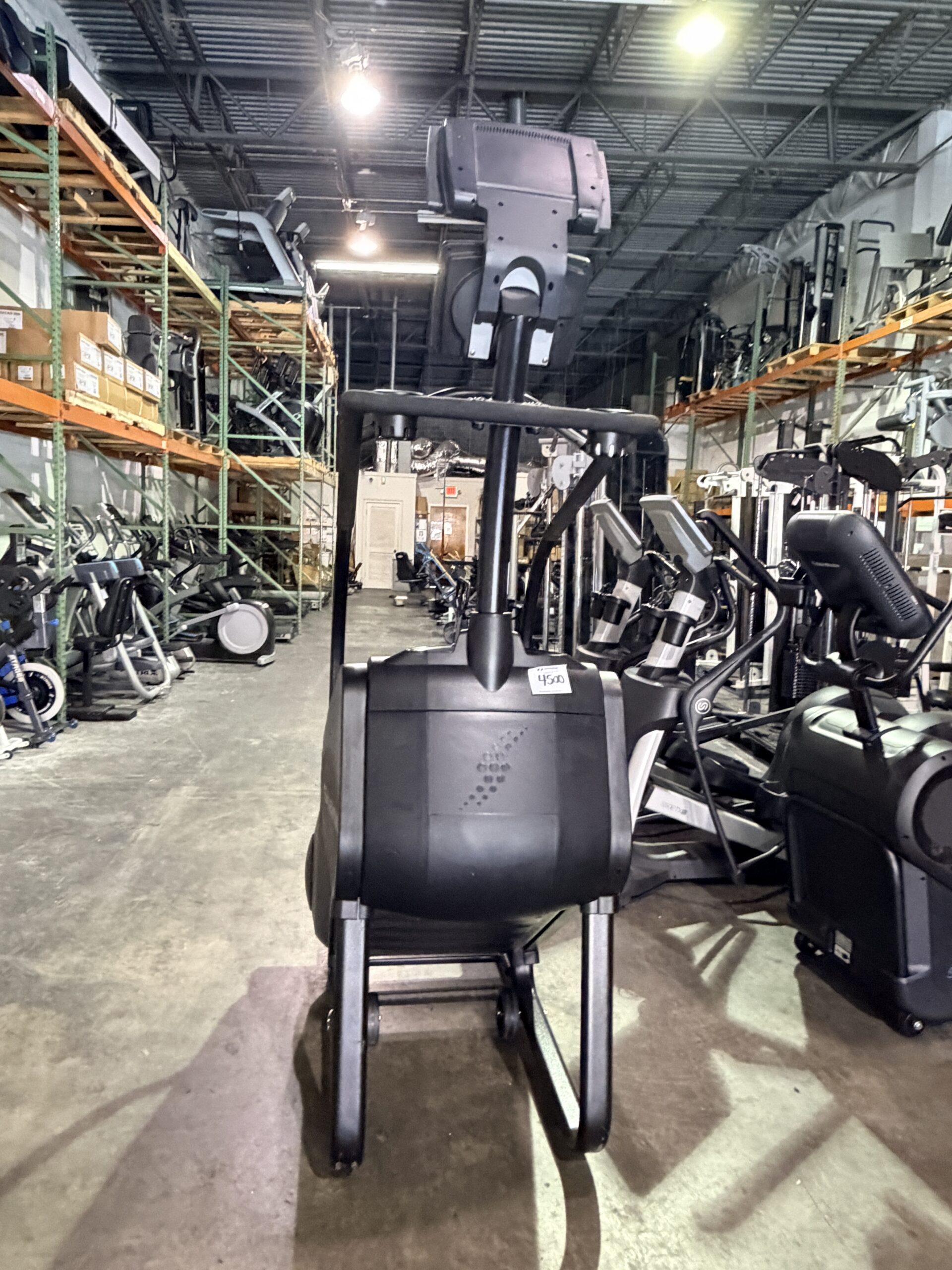 StairMaster Gauntlet Stepmill with LCD D-1 Console and integrated TV screen available for sale at Innovative Fitness in Kennesaw, Georgia, featuring commercial-grade stair climbing performance.