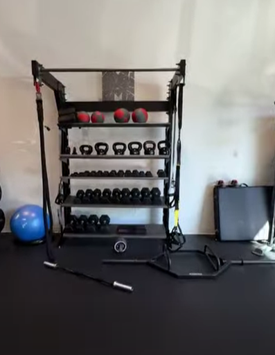 We brought the vision to life with this fitness space!