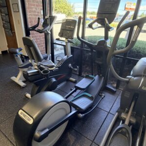 Precor EFX 835 Elliptical with Converging CrossRamp, moving handlebars, and P31 console, available through Innovative Fitness in Kennesaw, GA, serving Atlanta and Metro Atlanta with premium commercial fitness equipment sales and solutions.