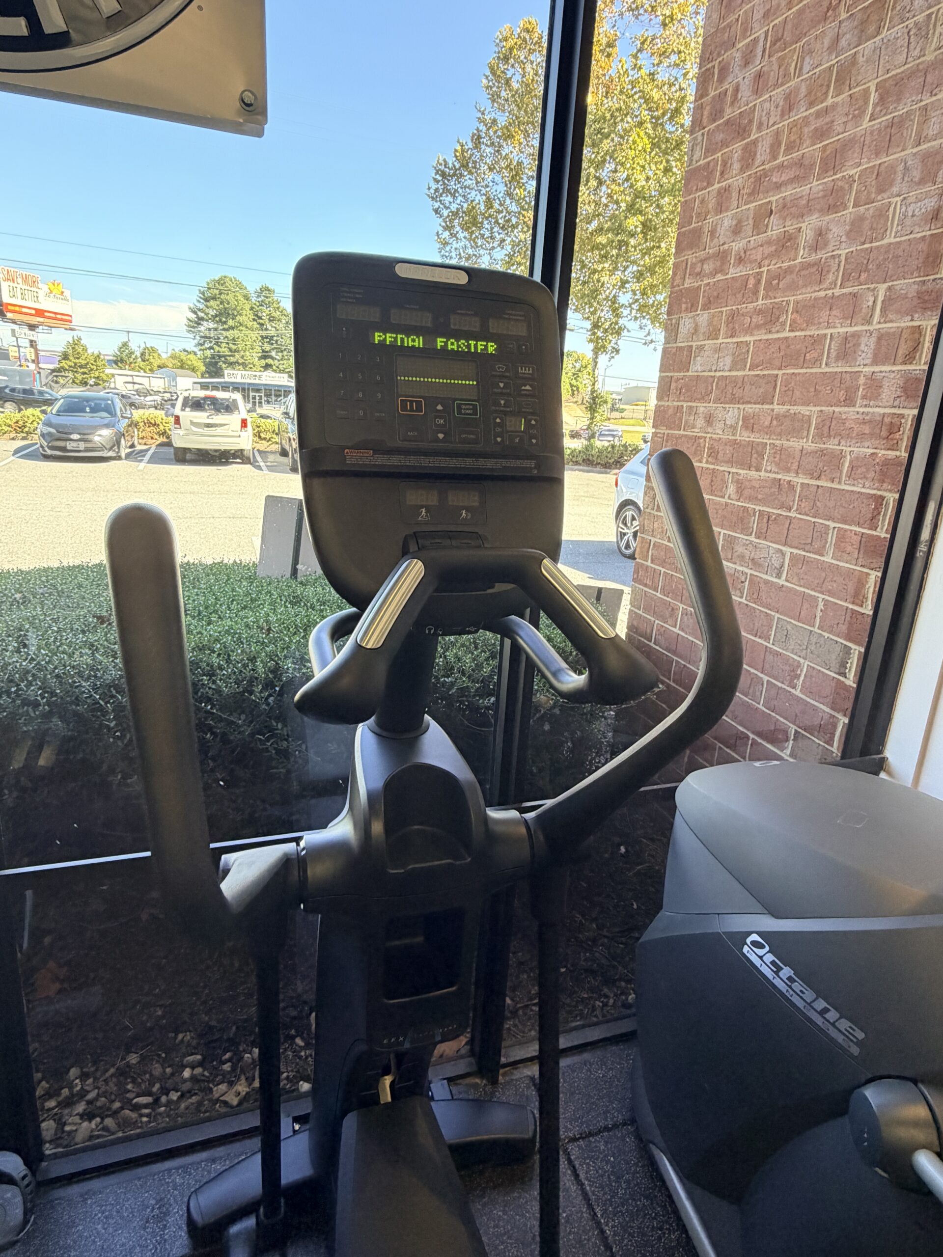 Precor EFX 835 Elliptical with Converging CrossRamp, moving handlebars, and P31 console, available through Innovative Fitness in Kennesaw, GA, serving Atlanta and Metro Atlanta with premium commercial fitness equipment sales and solutions.