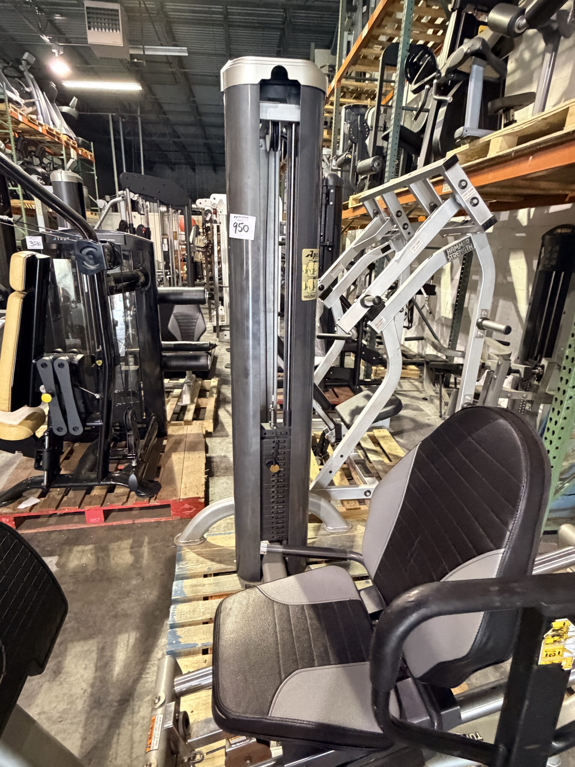 Apollo 7000 Series Leg Press Selectorized Weight Stack Machine - Tuff Stuff - Image 5