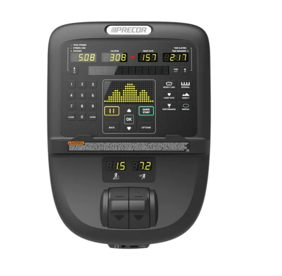 Precor EFX 835 Elliptical with Converging CrossRamp, moving handlebars, and P31 console, available through Innovative Fitness in Kennesaw, GA, serving Atlanta and Metro Atlanta with premium commercial fitness equipment sales and solutions.